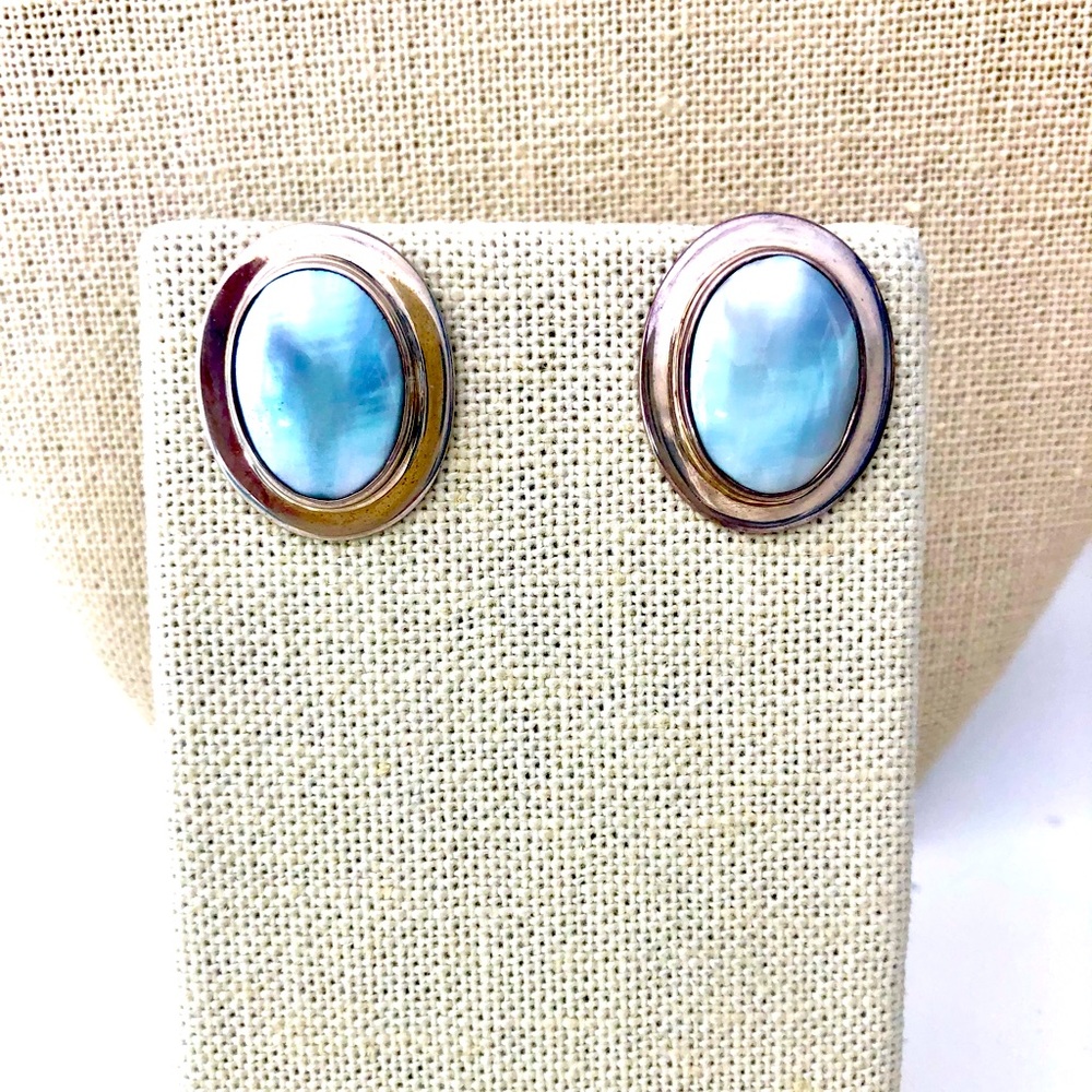 Osmena Pearl Earrings set in Sterling Silver